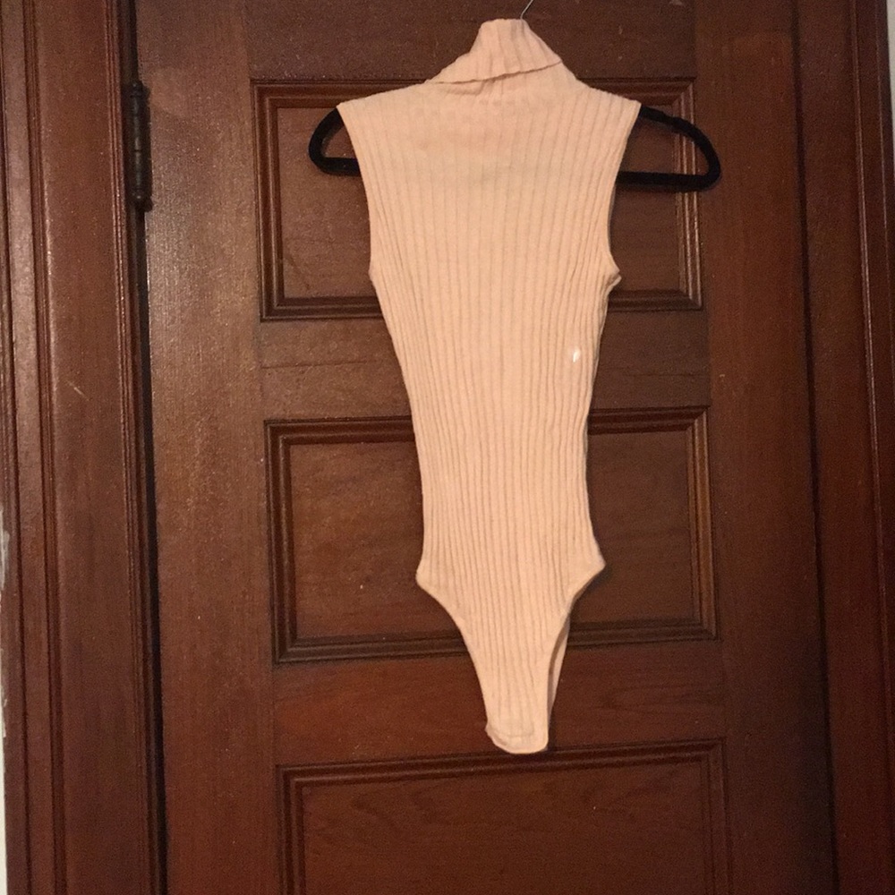 Pacsun pink turtleneck one piece